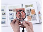 Handheld Magnifying Glass G 888B 075 73mm Reading Map Book Travel Magnifier Led lights 11.6x7.9x1.5cm