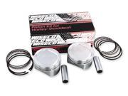 Wiseco VT Piston Kit 95ci. Domed .010in. Oversize to 3.885in. 10.5 1 Compression American VTwin VT2711 VT2711