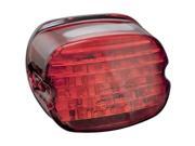 Kuryakyn Low profile Panacea Taillight Lens with No Tag Light Window Red American VTwin 5425 5425