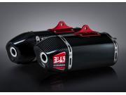 Yoshimura RS 9 Dual Full System Carbon Fiber Muffler Carbon Fiber End Cap Offroad 225811H220 225811H220