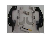 Memphis Shades Trigger Lock Mount Kit for Batwing Fairing and Fats Slim Windshields Black American VTwin MEK1914