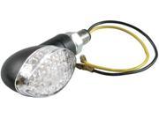 DMP LED Marker Lights 8 LED Carbon Mid Oval Body Smoke Lens 900 0095