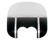 Memphis Shades 13in. Memphis Fats Windshield Dual Cutout Black American VTwin MEM6631 MEM6631