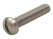 100 10 32 X 1 2 Slotted Rd Hd Mach.Screw 18 8 Stainless