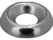 100 12 Countersunk Washer Nickel Plated Brass