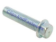 25 M 6 1.0 x 18mm Hex Flange Bolts Small Head Class 10.9 Zinc