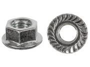 25 M10 1.50 Metric Spin Lock Nuts With Serrations