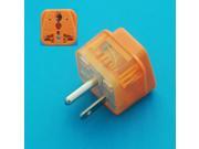 UK AUS EURO to USA Canada Taiwan 3 pins Universal Travel Adapter AC Power Plug with Lightning Surge Protection