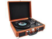 PYLE PVTTBT6BR Bluetooth R Classic Vinyl Record Player Turntable with Vinyl to MP3 Recording