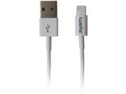 IWERKZ 44620 Charge Sync Lightning R to USB Cable 4ft White