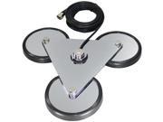 TRAM 12692 Tri Magnet NMO Antenna Mount with Rubber Boots 18ft RG58A U Coaxial Cable