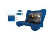 DREAMGEAR DG3DSXL 2274 Nintendo 3DS R XL Power Play Kit Blue
