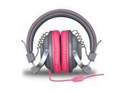 HM 260 Headphones w Mic Gray Pink