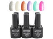 2014 New Perfect Summer Gel Polish 10ml pc 6pcs Mix Rainbow Color UV Gel Nail Polish Nail Beauty Products