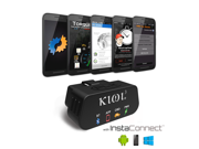 PLX Devices Kiwi 3 Bluetooth OBD2 OBDII Diagnostic Scan Tool for Android Apple Windows Mobile