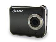 OjoCam 3MP HD Dash Cam 16GB Bundle with Hardwire Cable Kit 2.0 LCD Display Super Wide Angel View Smart Phone Connectivity via WiFi