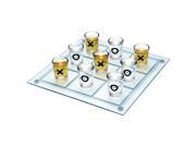 Drinking Game Tic Tac Toe Set Game Board 10 Shot Glasses