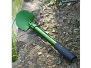 Military Style Multifunctional Serrated Folding Camping Shovel with Pick Detachable Handle Carry Pouch Compass