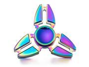 Fidget Rainbow Tri-Leaf Hand Spinner Anxiety & Stress Relief Toy - ASTM Certified