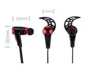 KR805 Wireless Bluetooth 4.0 Neckband Headset Stereo Ad2p Earphone Headset for Iphone samsung lg ipad tablet Pc and Other Bluethooth Cellphone black red