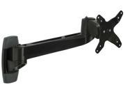 Mount It! Single Arm Articulating Monitor Wall Mount Black