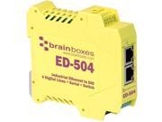 Brainboxes ED 504 Ethernet to Digital IO Serial Switch