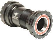 Wheels Manufacturing BBright to SRAM Bottom Bracket with Angular Contact Bearings Black Cups