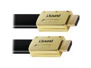 i.Sound ISOUND 6817 High Speed Flat HDMI R 1.4 Cable with Ethernet 25ft