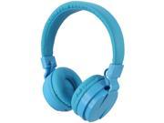 ILIVE iAHB6BU Bluetooth R Wireless Headphones with Microphone Blue