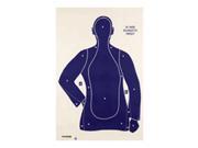 Champion Traps and Targets Blue Police Silhouette Target 100 Pack