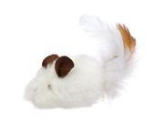 OUR PETS 1360012081 White OUR PETS TWINKLE MOUSE LIGHT UP CAT TOY WHITE 4 X 2 X 1.75