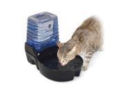 K H Pet Products CleanFlow Cat Ceramic Fountain with Reservoir 170 oz. Black