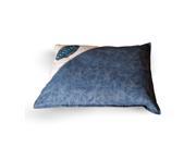 K H PET PRODUCTS 7262 Blue Gray K H PET PRODUCTS VINTAGE SINGLE SEAM PET BED GENUINE LOGO LARGE BLUE GRAY 35 X 44