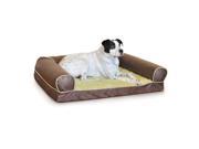 K H Pet Products KH4279 Thermo Cozy Sofa Small Milk Chocolate 25 in. x 19 in. x 8 in. 4 watts