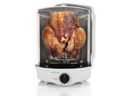 NUTRICHEF Nutrichef Vertical Countertop Rotisserie Rotating Oven White