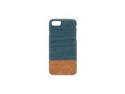 Man Wood Denim Slim Case for iPhone 7 Manufactured with Dyed Bolivar M7064B