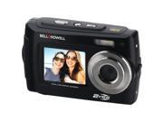 BELL HOWELL 2VIEW18 BK 2VIEW18 Dual Screen Waterproof HD Camera Black