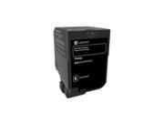 Lexmark 74C1HK0 High Yield Return Program Toner Cartridge - Black Lexmark 74C1HK0 High Yield Return Program Toner Cartridge - Black
