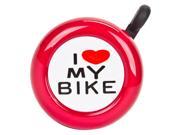 Sunlite I Love My Bike Bell Red