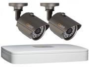 4 CHANNEL SECURITY SYSTEM WITH 2 960H 700 TVL BULLET CAMERAS QC304 2H4 5 SKU QC