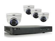 Alibi 4 Camera 2.1 Megapixel 65 IR HD TVI Hybrid Outdoor Video Security System