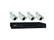 8 CHANNEL HD SECURITY SYSTEM WITH 4 HD 720P CAMERAS QC908 4L3 1 SKU QC908 4L3 1