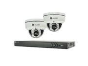 Alibi 2 Camera Outdoor 3.0 Megapixel 65 IR Network IP Security System with 1TB