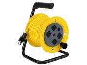 Professional Wind Up Cord Reel Circuit Breaker 40Ft Cord Alert Stamping 7140M
