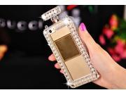Handmade Bling Bling Set Auger and White Pearls Bottle Telephone Case Protective Cover with Chain for Samsung Galaxy S3 I9300 Color White