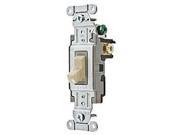Bryant CSB320BI Ivory Commercial Grade Three Way Toggle Light Switch 20A 120 277V