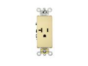 Ivory Decora COMMERCIAL Single Outlet Receptacle 20A 16351 I