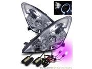12000K Xenon HID For 00 05 Toyota Celica LED Halo Projector HeadlightsChrome