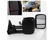 Modifystreet® For 03 06 Chevy Silverado Power Extendable Telescopic Towing Mirrors w Heated Defrost Build in Mirror Arrow Turn Signal