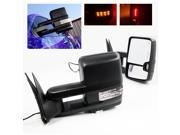 Modifystreet® For 95 99 Chevy Tahoe Power Extendable Telescopic Towing Mirrors w Heated Defrost Clear Lens Turn Signal